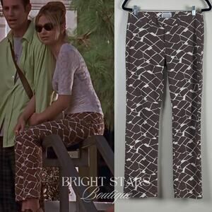 Extremely Rare Designer Giraffe Print Pants ASO Buffy the Vampire Slayer Vintage